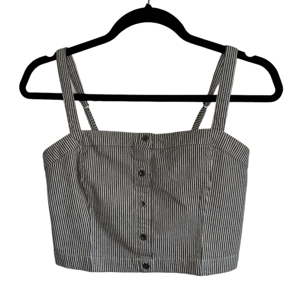 Hollister Striped Crop Top